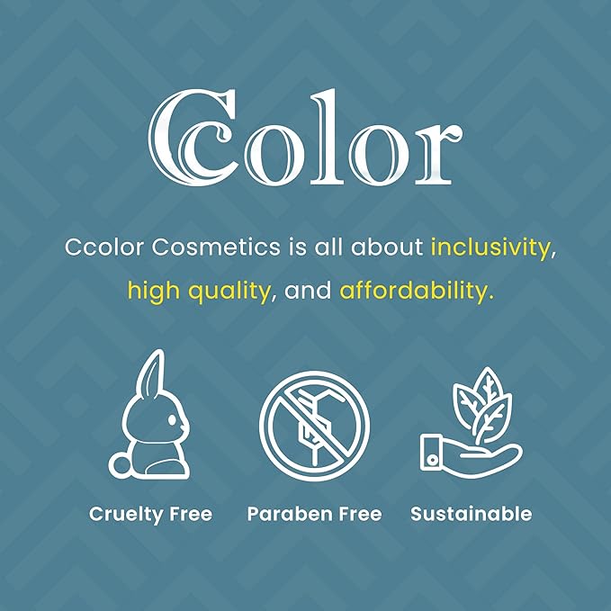 Ccolor Cosmetics Cabana, 14-Color Eyeshadow Palette, Highly Pigmented, Long-Wearing, Easy-to-Blend, Matte, Shimmer & Neutrals Eye Shadow, Professionally Formulated Eye Makeup