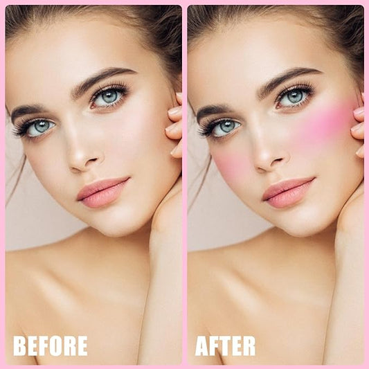 Cream Blush, Matte Moisturizing Makeup Effect, Long-Lasting, Easy to Apply, Anti-smudge, Natural Makeup, Cream Blush Suitable For Women in Various Occasions-06 Rose Red