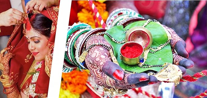 Indian Dark Red Pure Kumkum Powder (Sindoor, Kumkuma, Kum Kum) For Makeup, Pooja And Other Hindu Rituals (Dark Red, 3.52 Ounces)