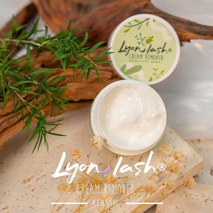 LyonLash Pro Gentle Cream Remover 15g 0.51fl. oz | Removes Eyelash Extension Glue Effectively| Low Irritation for Sensitive Skin | Essential Lash Extensions Supplies (Classic)