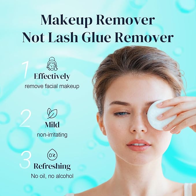 Pre-Cleanse Cleansing Water Remove Oil and Dust of Lashes to Extend Lasting Time Lash Extension Cleanser Prep for Eyelashes Lash Shampoo Cleaner Non-irritation for Sensitive Skin 100ml