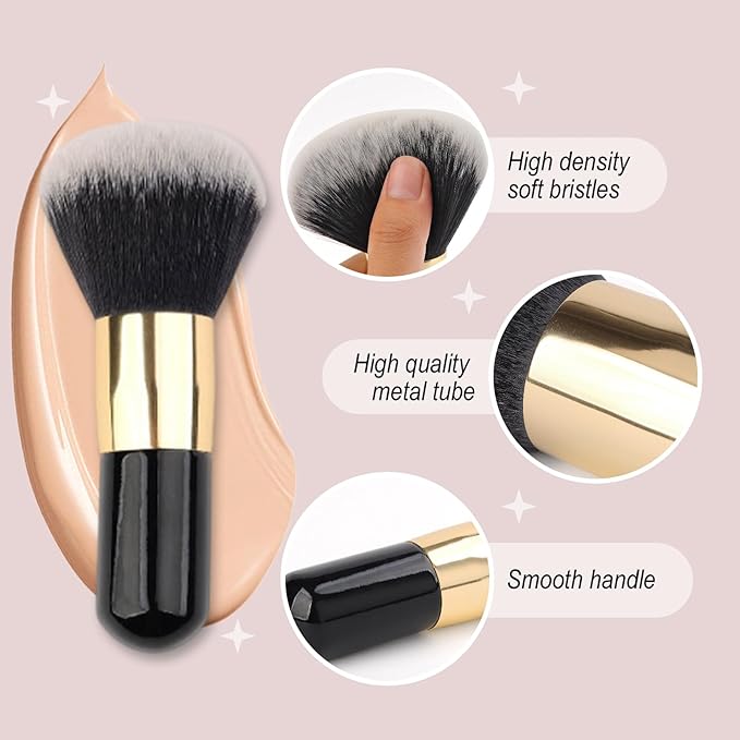 BB Blur Tinted Moisturizer, BB Moisturizer Spf 30, BB Tinted Primer with Brush, Full Coverage Light-Medium Skin Color Hydrating & Smoothing (Ivory)