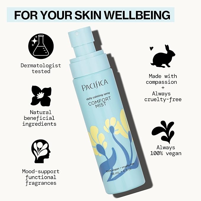 Pacifica Dreamlit Illuminating Face Makeup Setting Spray - Hydrating & Illuminating Face Primer w/Vitamin C, Hyaluronic Acid & Licorice Root, Makeup-Gripping, Clean Beauty, Vegan Dermatologist Tested