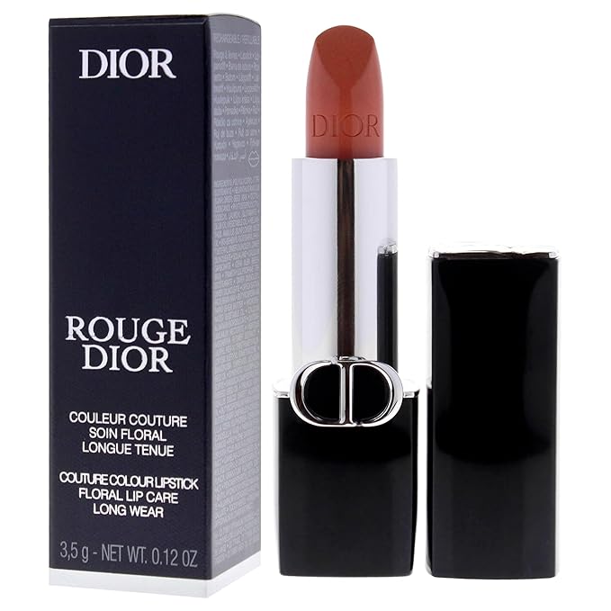 Dior Rouge Couture Satin Lipstick - 219 Rose Montaigne by Christian for Women - 0.12 oz Lipstick (Refillable)