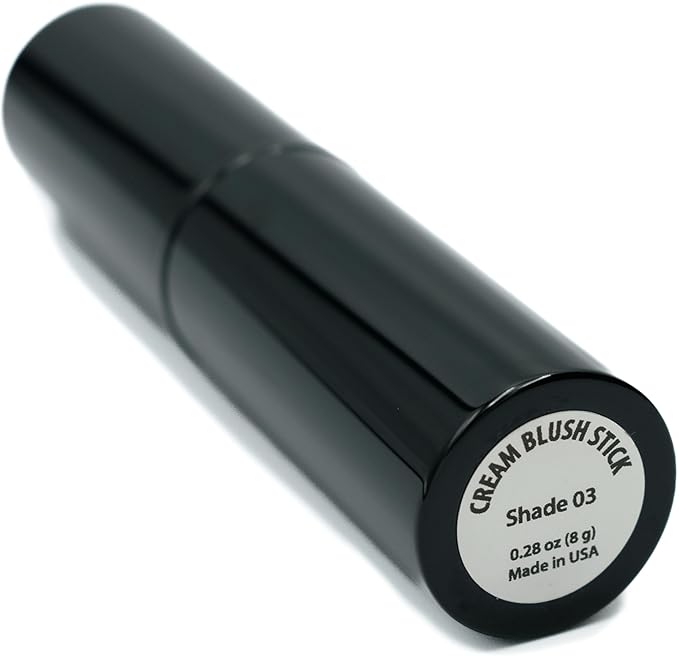 Peach Pink Long Lasting Cream Blush Stick, Buildable Finish, Gluten & Paraben Free No Animal Testing