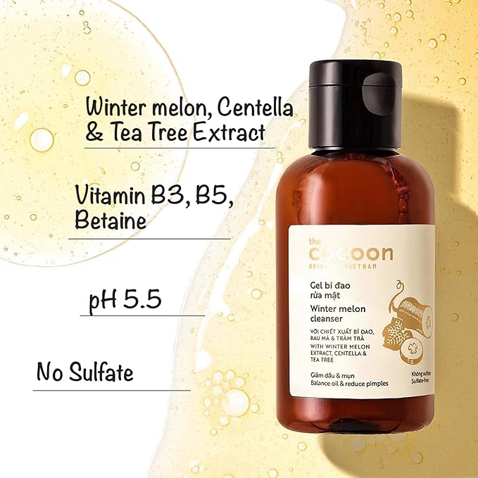 Winter Melon Mega Cleansing Set (SAVE 40%): 1x Micellar Water 16.9 fl oz, 1x Cleanser 10.5 fl oz, 1x Toner 10.5 fl oz