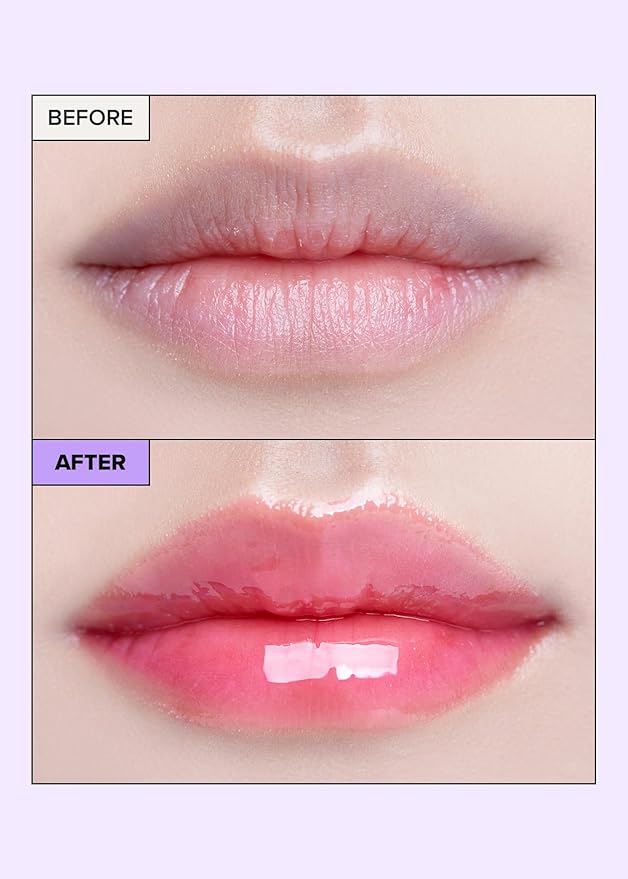 I DEW CARE Lip Gloss - Glow Easy Raspberry | Jojoba Seed Oil, Vitamin C, Pigmented Glossy Stain, Hydrating, Korean Makeup, Pink Color, Moisturizing, Nourishing, 0.12 FL Oz