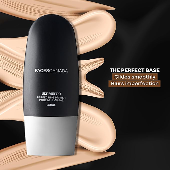 Ultime Pro Perfecting Face Primer | Lightweight & Pore Minimizing | Makes Makeup Long Lasting | Oil Free Matte Primer | 1.01 Fl oz (30ml)