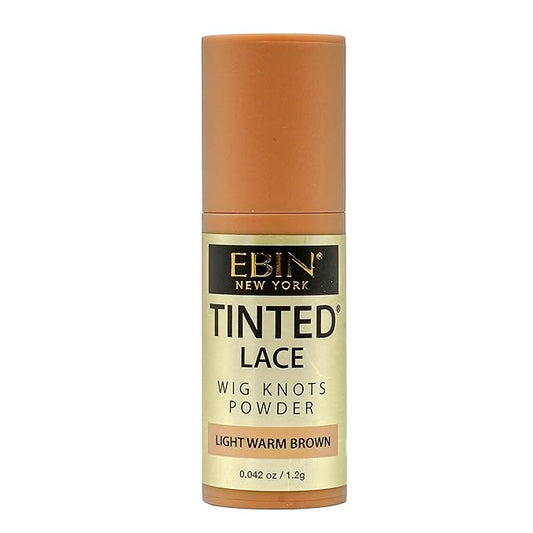 EBIN NEW YORK Tinted Lace Powder - Light Warm Brown, 1.2g | Long Lasting Formula Blends Seamlessly with Your Skin Tone