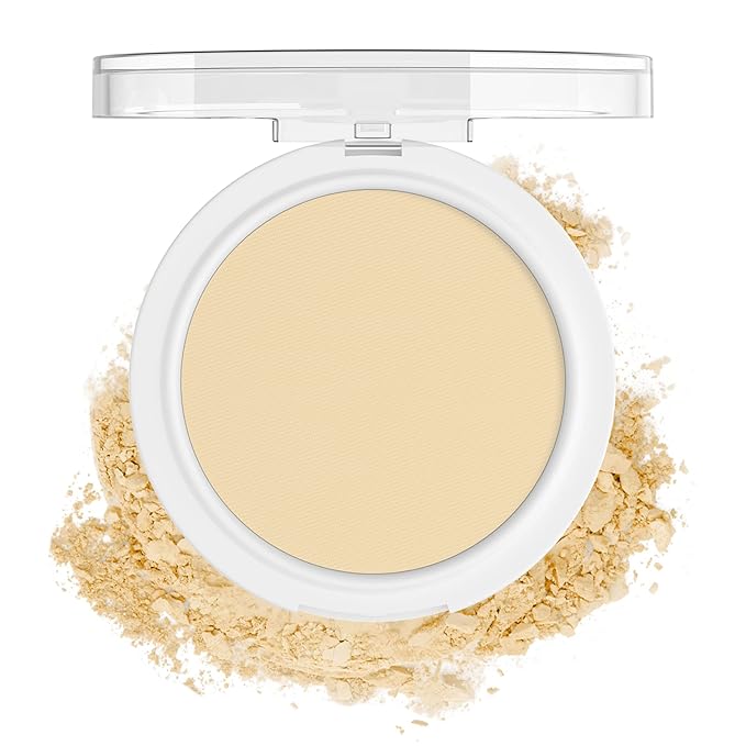 wet n wild Bare Focus Clarifying Finishing Powder | Matte | Pressed Setting Powder Fair-Light