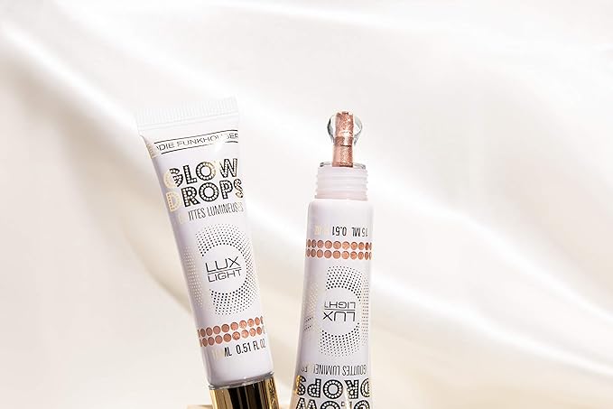 EDDIE FUNKHOUSER Luxlight Glow Drops Liquid Highlighter Makeup, Illuminator for Radiant Skin