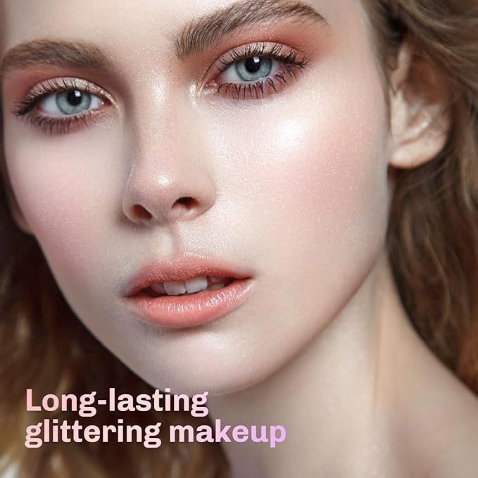 Face Powder Makeup, Shimmering Setting Powder, Oil Control Loose Powder, Matte Highlighter Makeup, Long Lasting Waterproof Concealer Setting Powder for All Skin Tones