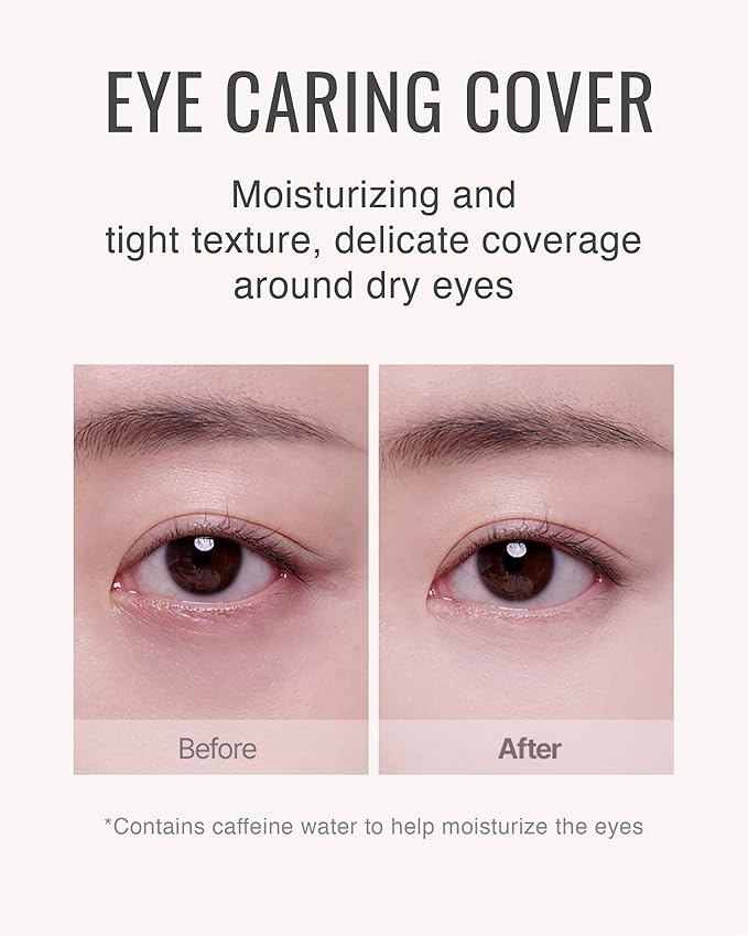 VDL Expert Color Under-Eye Primer (Salmon, 0.19 oz) - Color-Correcting Concealer for Dark Circles, Uneven Skin Tone. Hydrating, Smooth. Korean Makeup.