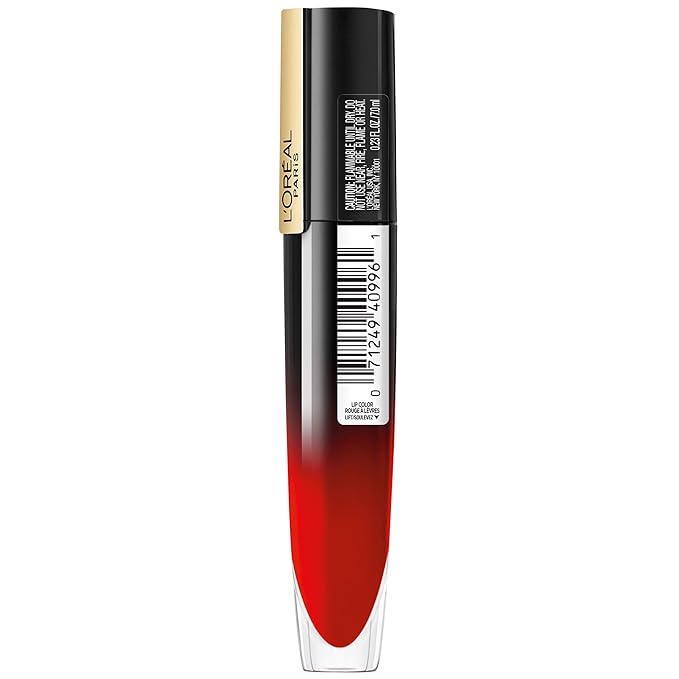 L'Oreal Paris Brilliant Signature Shiny Lip Stain Lipstick, Be Brilliant 0.21 Fl Oz.