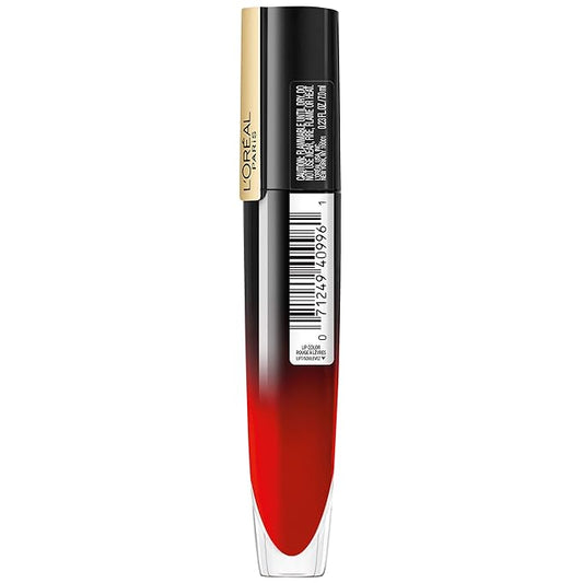 L'Oreal Paris Brilliant Signature Shiny Lip Stain Lipstick, Be Brilliant 0.21 Fl Oz.