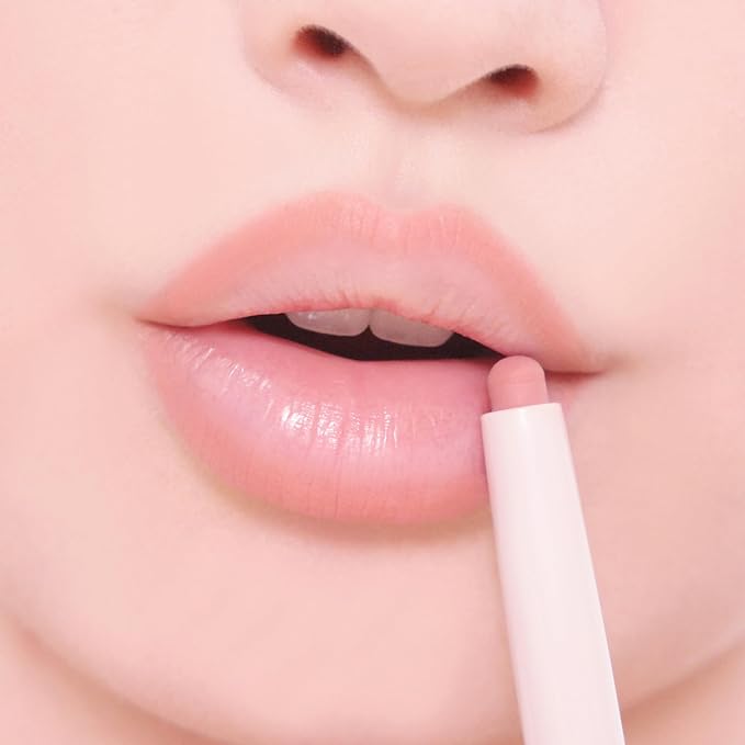 Glacé Lip Tint 09 Plum Tea&Lip Liner Special Set Gift for Her Have a Plumped-Looking Lips with Blendable Lip Liner