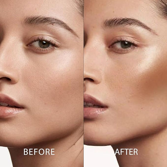 FV 2PCS Contour Stick, Highly Pigmented & Blendable Contour and Highlighter Stick, Long Lasting & Creamy Texture, Waterproof Contour Set for Face Shaping Makeup, 03&04