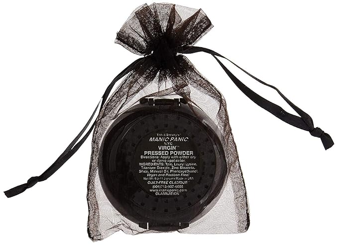 MANIC PANIC Vampyre's Veil Virgin White Pressed Powder - Matte Setting Powder for Cosplay, Theatrical & Goth Makeup - Full Coverage Face Makeup - Vegan & Cruelty-Free (2.4oz)
