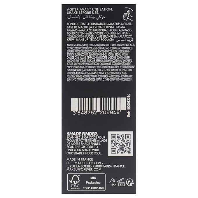 HD Skin Hydra Glow - 2R34 Cool Caramel by Make Up For Ever for Women - 1 oz Foundation