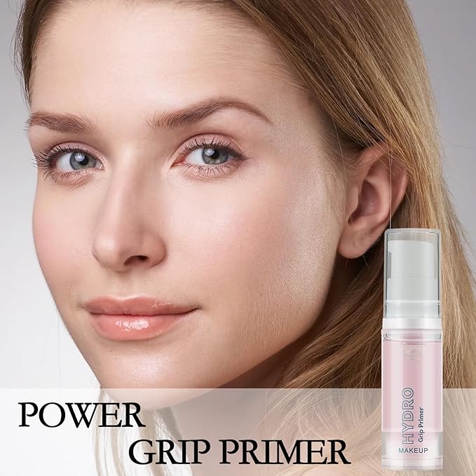 Hydrating Face Primer, Power Grip Primer, Sheer & Lightweight Long-Lasting Moisturizing Brighten,Gel Makeup Primer For Flawless, Smooth Skin
