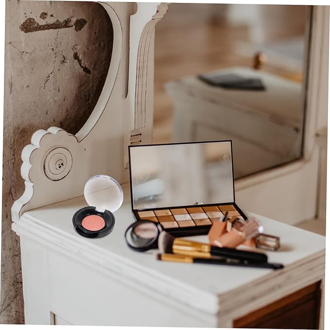 8pcs Eye Shadow Blank Empty Case - DIY Makeup Palette With Pans for Blush and Eyeshadow - Mini Plastic Travel Box With Cover