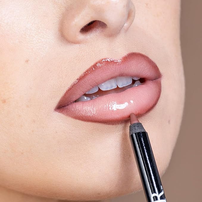 OFIR Longwear Demi-Matte Lip Line | Smudge-Proof, Easy Glide, Hydrating, Long-Lasting Color, Precise Application, Deep Brown Lip Liner Pencil for Defined Lips | 0.042 OZ