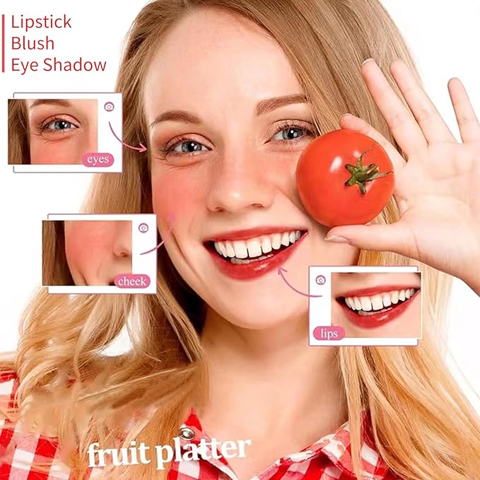 Lip Tint Stain Set, Long Lasting Lip Makeup, Gloss bling Non-sticky (2 Colors A)