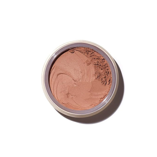 Saie Airset Radiant Loose Setting Powder - Weightless Face Powder to Set, Smooth + Diffuse Face Makeup - Formulated with Hydrating Squalane - Translucent Deep (0.14 oz)
