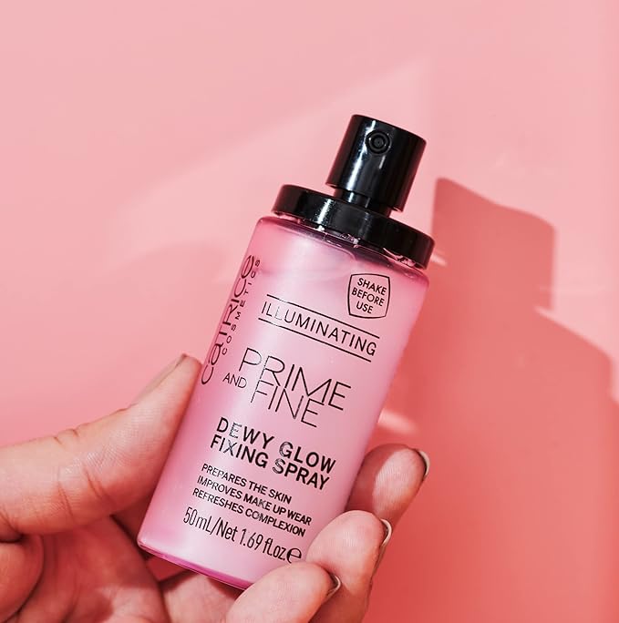 Catrice | Prime & Fine Illuminating Dewy Glow Spray & Soft Glam Filter Fluid 010 Bundle | Full Coverage Makeup | Vegan & Cruelty Free