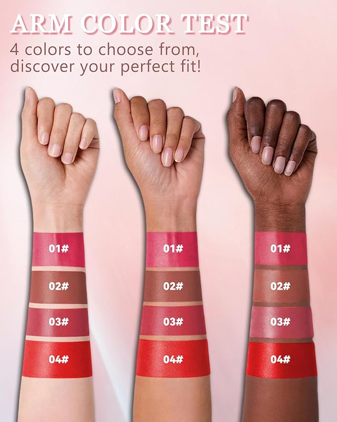 Lip Liner Stain Pen-1Pcs Rose Pink Hydrating Lip Tint, Longlasting Waterproof Smudgeproof lip tint stain Lip Color, Matte Lip Stain Liquid Lip Liner Pencil, Lip Makeup Gift for Women-03