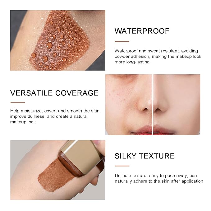 Beauty Balm Serum Boosted Skin Tint, Skin Tint Stick, Perfect for Women & Girls | Foundation Stick Offering Full Coverage, Lightweight, Smooth, Foundation Natural Finish Makeup