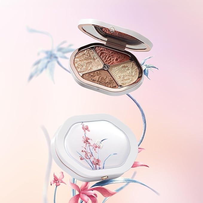 FLORASIS Eastern Beasts Sculpting Makeup Palette (Ode to Embroidery) (02 Eastern Beast, 1 Count)