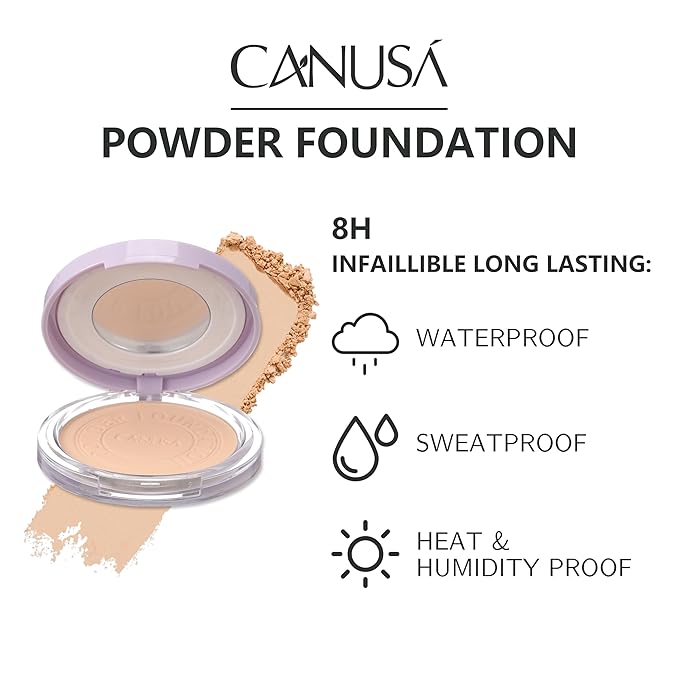POWDER FOUNDATION soft-focus formula, fine pores, and long-las ting, makeup setting (B, ONE SIZE)