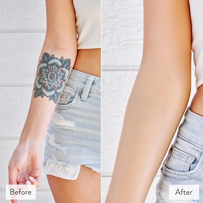 Best Bronze Bombshell Body Makeup - Tattoo Cover Up Makeup & Body Foundation Waterproof - Tattoo Concealer Waterproof for Scars, Varicose Veins Cover Up & Leg Foundation (NW40 Toasted Beige)