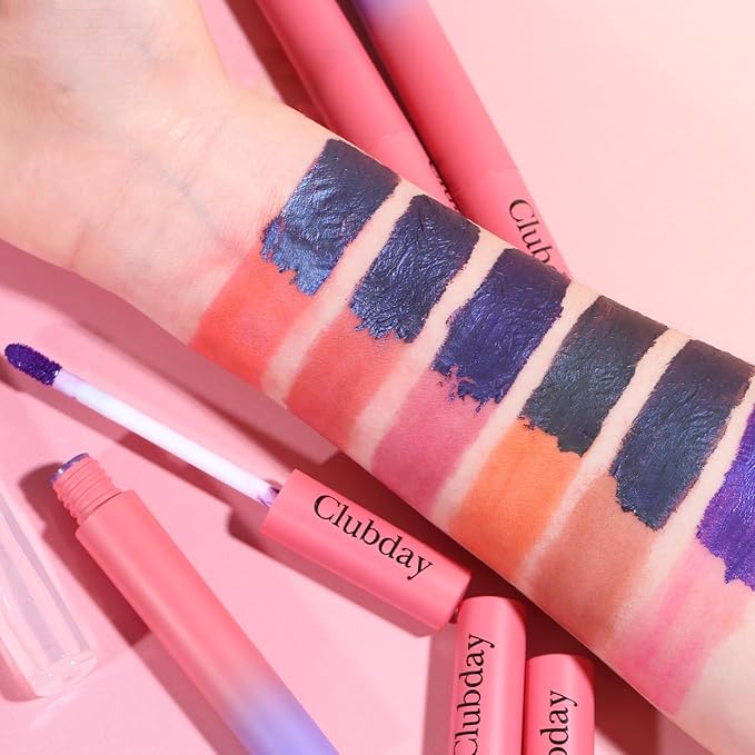 6PC Matte Lip Stain, Peel Off Lip Tint, Lip Tattoo, High Pigmented Tear-off Lip Gloss, Moisturizing Hydrating Liquid Lipsticks Set, No-Sticky Lip Balm Oil, Lip Care for All Skin Tones, 176
