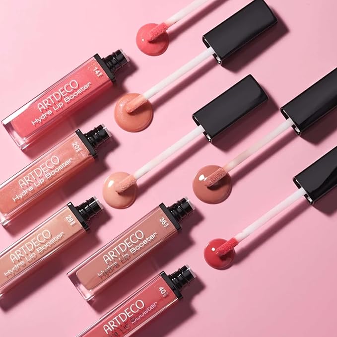 ARTDECO Hydra Lip Booster - Translucent Mauve - Hydrating Lip Gloss with Boosting Effect - Hint of Color & Beautiful Shine - Non-Sticky Finish - Lip Care - Lip Oil - Makeup - Hyaluron - 0.21 Fl Oz