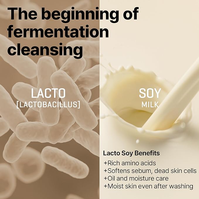 SOME BY MI Lacto Soy Sebum & Blackhead Cleansing Oil - 6.76Oz, 200ml - Daily Vegan Makeup-Removing Korean Oil Cleanser for All Skin Types - Deeply Cleanses Pore-Clogging Impurities - Korean Skin Care