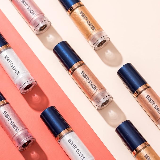 MYUANGO Liquid Highlighter Liquid Illuminator Non Stick Face Brightens & Shades Long Lasting & Smooth Gliding Face Illuminator Makeup (04)