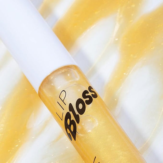 Pacifica Plumping Lip Gloss - Lip Bloss Tinted Lip Balm Treatment - Vanilla Bean Flavored - Moisturizing, High-Shine, Long-Lasting Shine, Jojoba Oil Vegan & Cruelty-Free, 0.14 Fl Oz