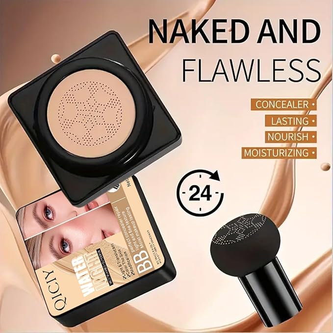 Mushroom Head Air Cushion CC Cream Foundation Makeup Concealer Makeup Base Primer Moisturizing Waterproof Natural Color