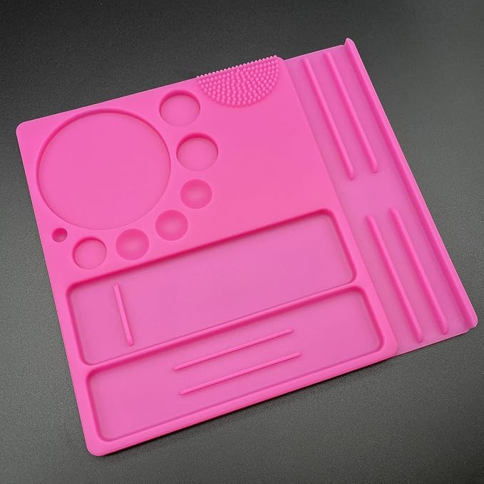 Silicone Palette for Lash Lift Brow Lamination Palette (Rose Pink)