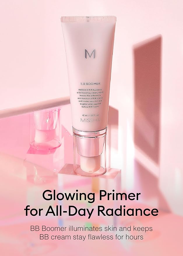 MISSHA BB ESSENTIALS KIT M PERFECT COVER BB CREAM No.21 Light Beige - Light with Cool Undertone/SPF 42 PA+++ 1.69 oz & M BB Boomer 1.35 oz -Lightweight, Multi-Function, High Coverage