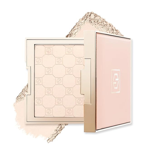 Jouer Soft Focus Hydrate & Setting - Pressed Powder with Matte Finish - Blurring Powder for Fine Lines and Pores - Set Face Makeup Foundation or Concealer - Translucent