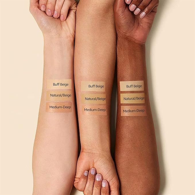 Mushroom Head Air Cushion CC Cream - BB Cream Face Makeup Foundation for Mature Skin Moisturizing Concealer Brighten Long-Lasting, Even Skin Tone for All Skin Types (Medium)