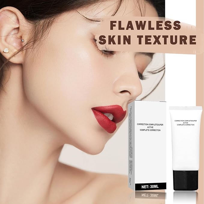 CC Cream with SPF 50 Skin Tone Adjusting Cosmetic CC Cream Foundation Moisturizing Brightening Concealer CC Cream Self Adjusting for Mature Skin