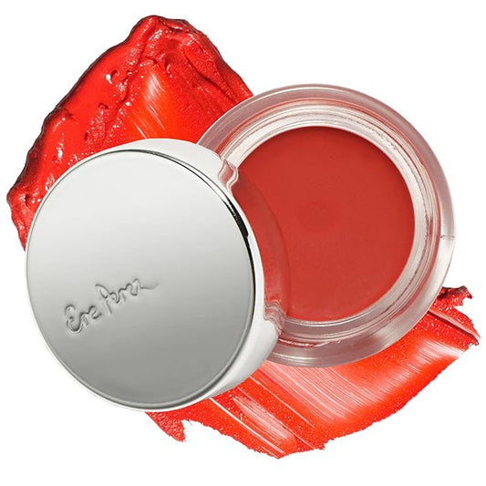 Ere Perez - Natural Carrot Color Pot | For Lips + Cheeks | Buildable, Blendable, Creamy, Vibrant, Satin Finish | Cacao Butter, Avocado + Castor Seed Oil | Vegan, Cruelty-Free, Clean Beauty (Hello)