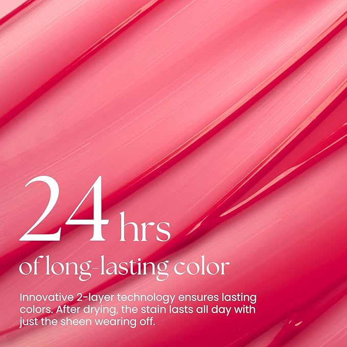 MERYTHOD Reel-Tattoo Glass Lip Stain Glossy Tinted Quick Setting (6 Colors) (03 Wind Berry)