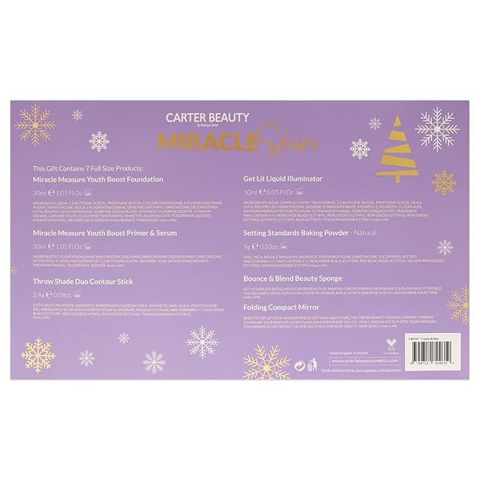 Carter Beauty Miracle Skin Set - Creme Brulee for Women 7 Pc