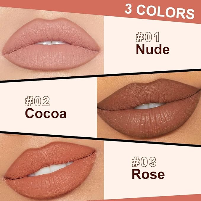 Lip Liner - Tattoo Peel Off Lip Stain, Long-Lasting Moisturizing Lip Tint, Waterproof Nourishing Lip Liner with Matte Finish, Create Natural Lip Color for All Skin Tones (Rose)