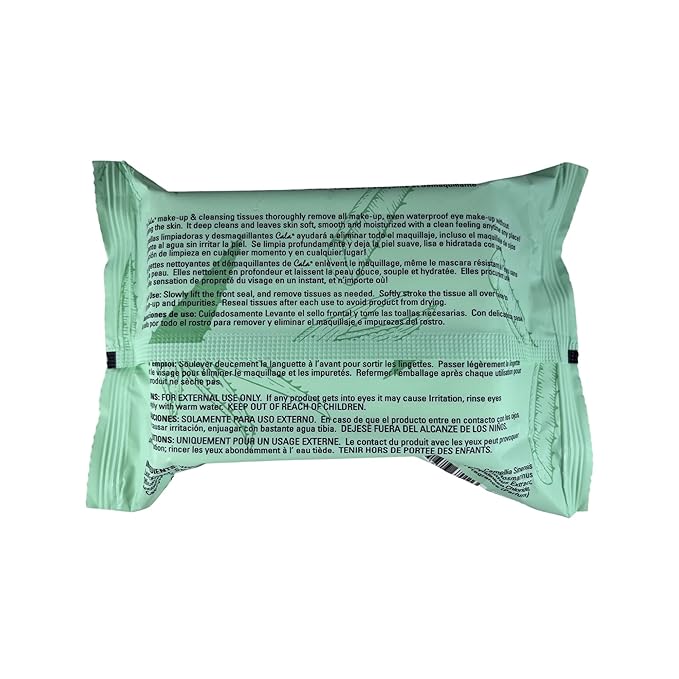 Cala Aloe vera make-up remover cleansing tissues 30 count, 30 Count